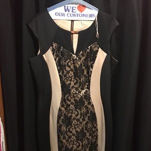 Black and nude dress